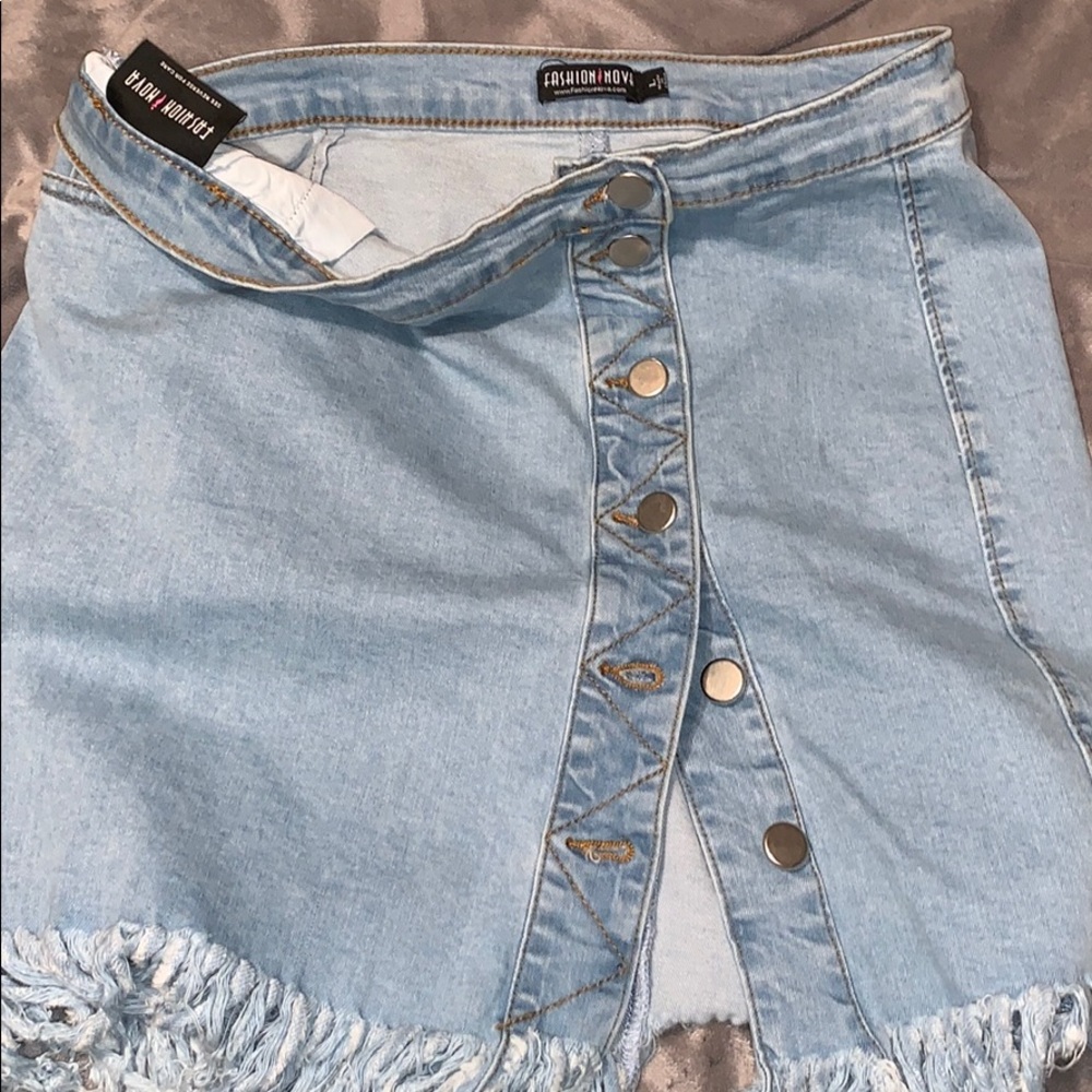 Fashion Nova Denim Skirt